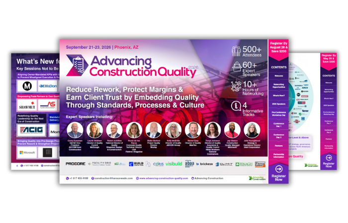 Advancing Construction Quality 2026 Brochure